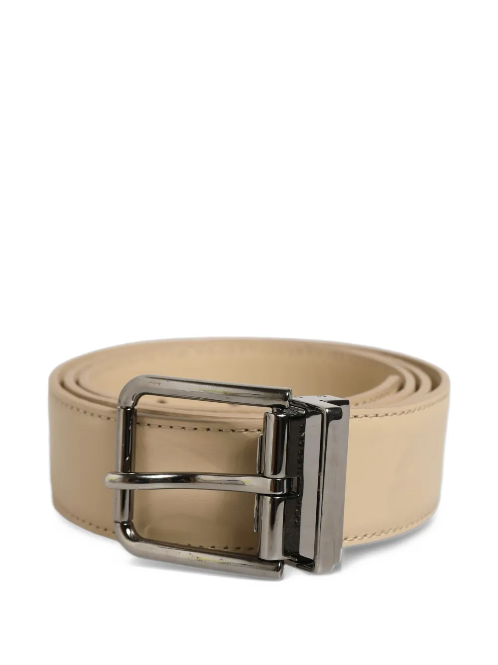 Dolce & Gabbana leather buckle belt - Toni neutri