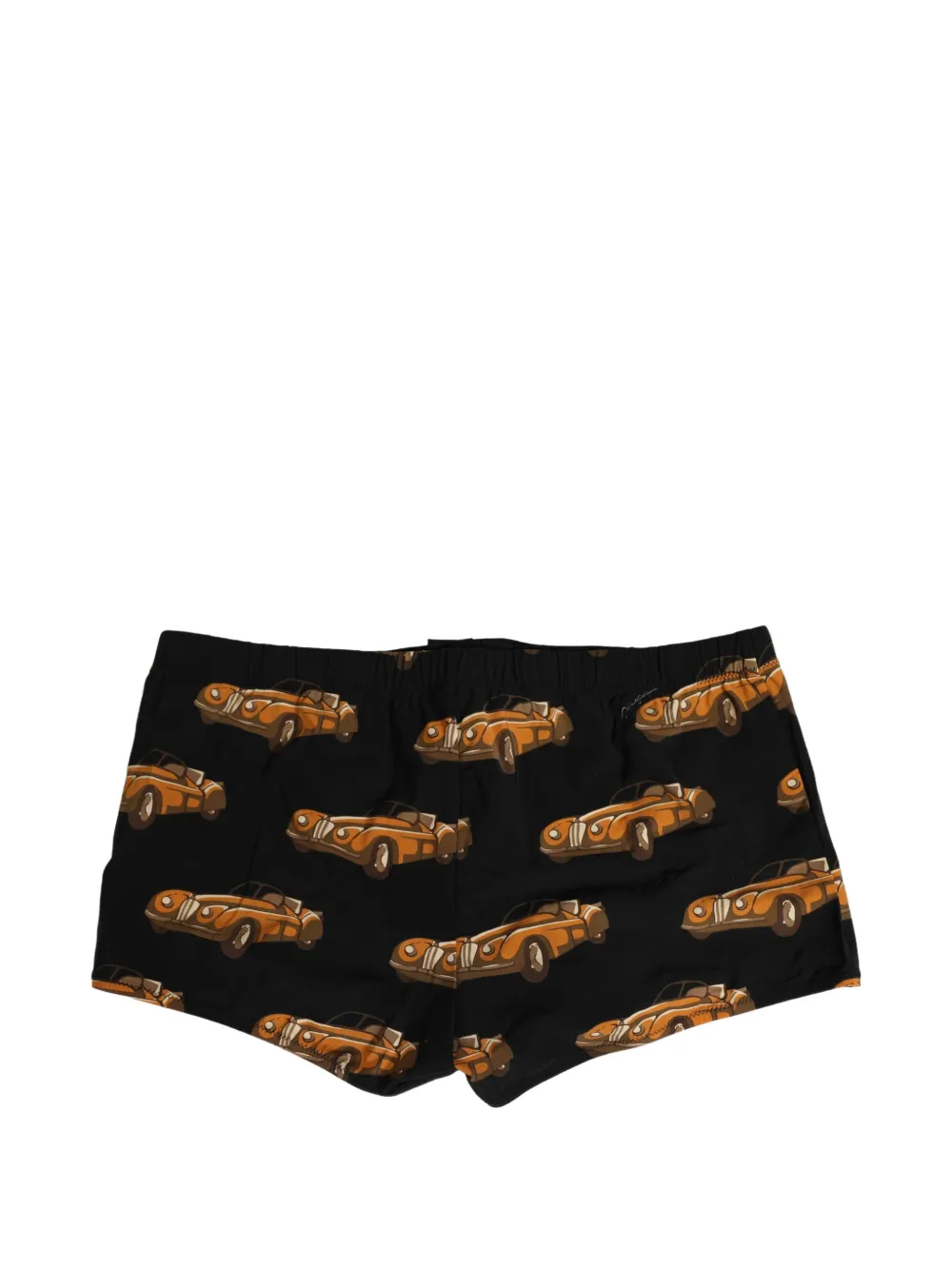 Dolce & Gabbana Zwembroek met auto-print Zwart