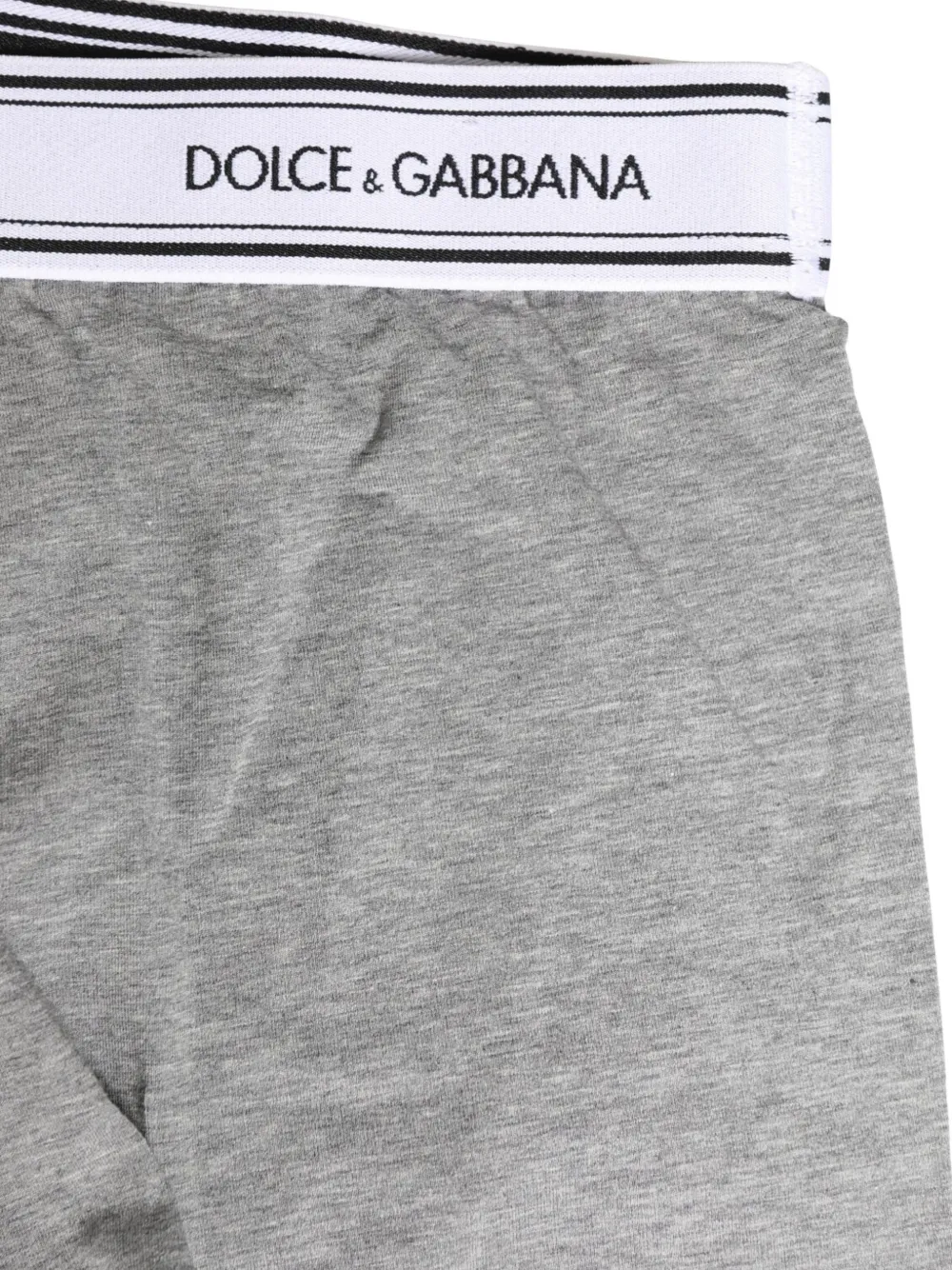 Dolce & Gabbana logo-waistband cotton boxers Grijs