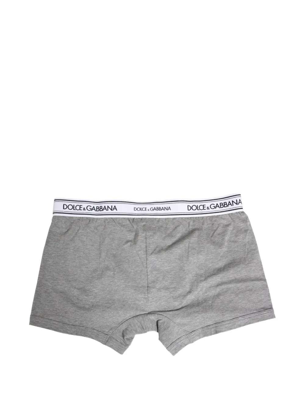 Dolce & Gabbana logo-waistband cotton boxers Grijs