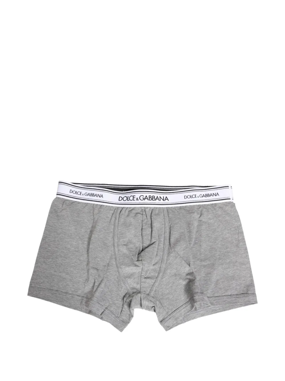 Dolce & Gabbana logo-waistband cotton boxers Grijs