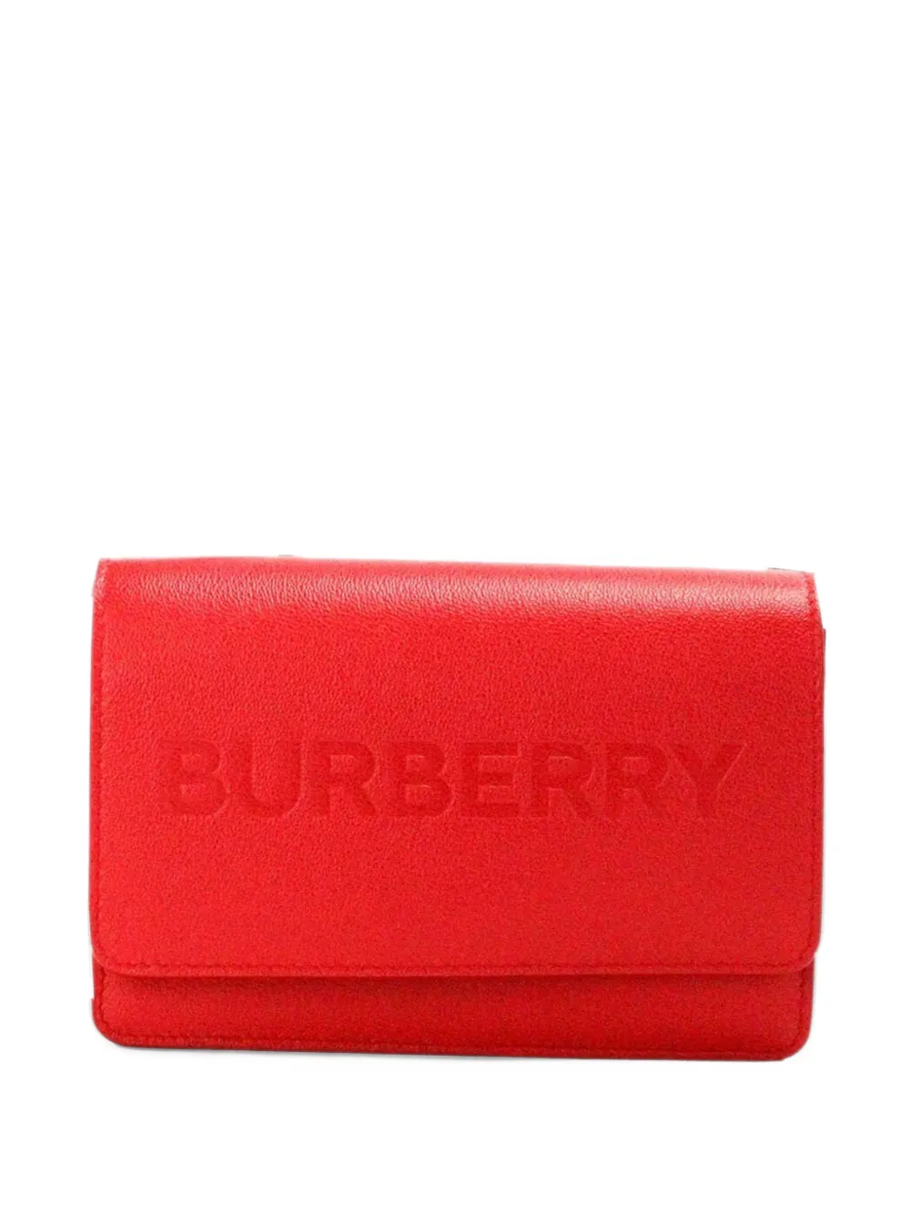 Burberry small Hampshire logo crosscbody bag - Rosso