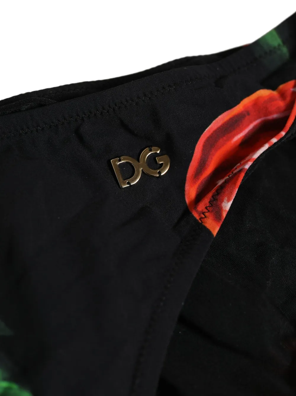 Dolce & Gabbana Bikinislip met bloemenprint Zwart