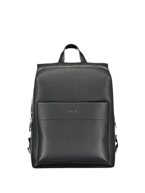 Calvin Klein textured buckle-fastening backpack