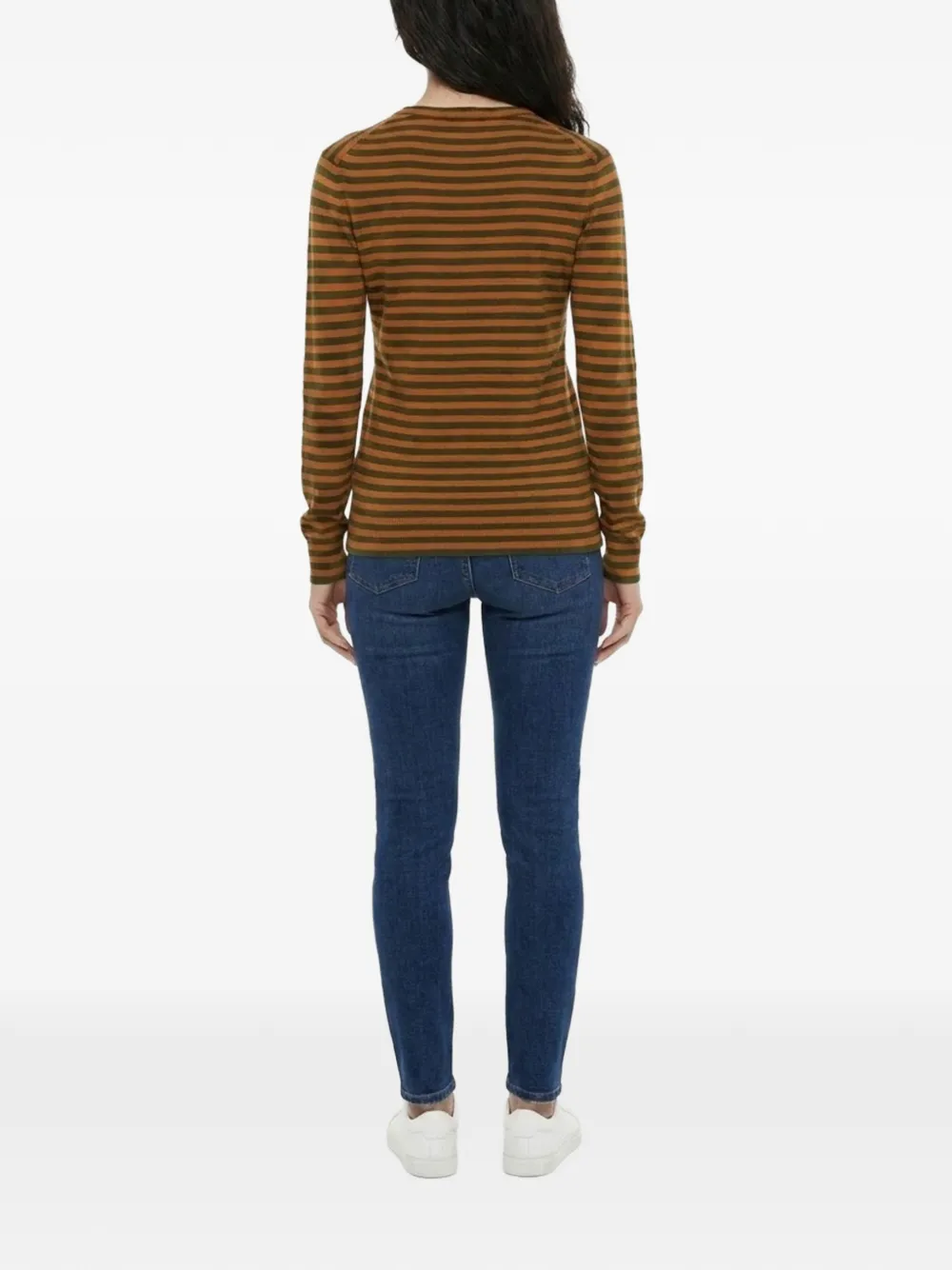 Dolce & Gabbana striped cashmere sweater Oranje