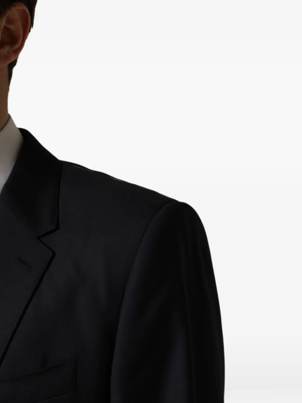 Dolce & Gabbana slim-fit wool blazer Zwart