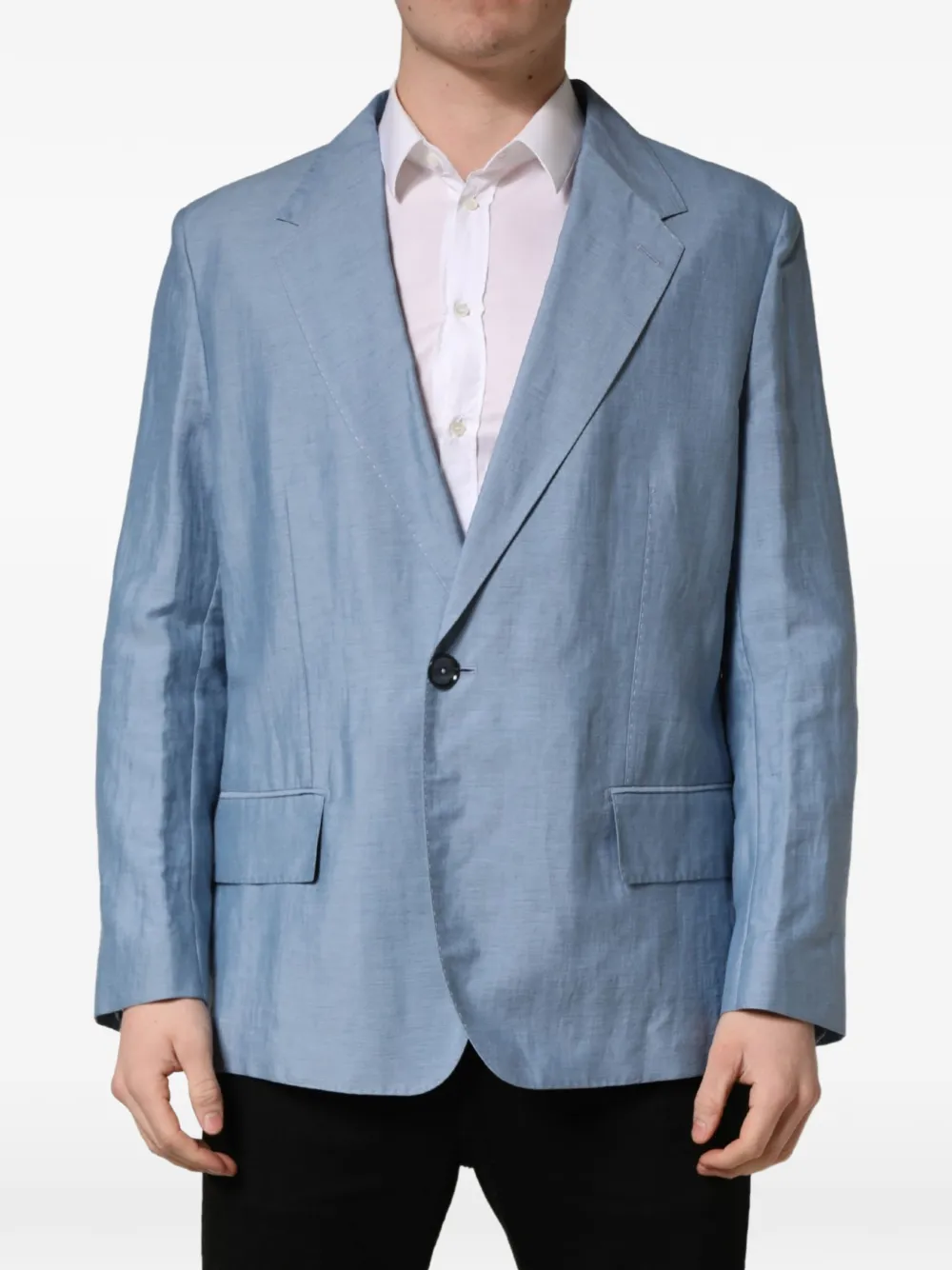 Dolce & Gabbana single-breasted blazer Blauw