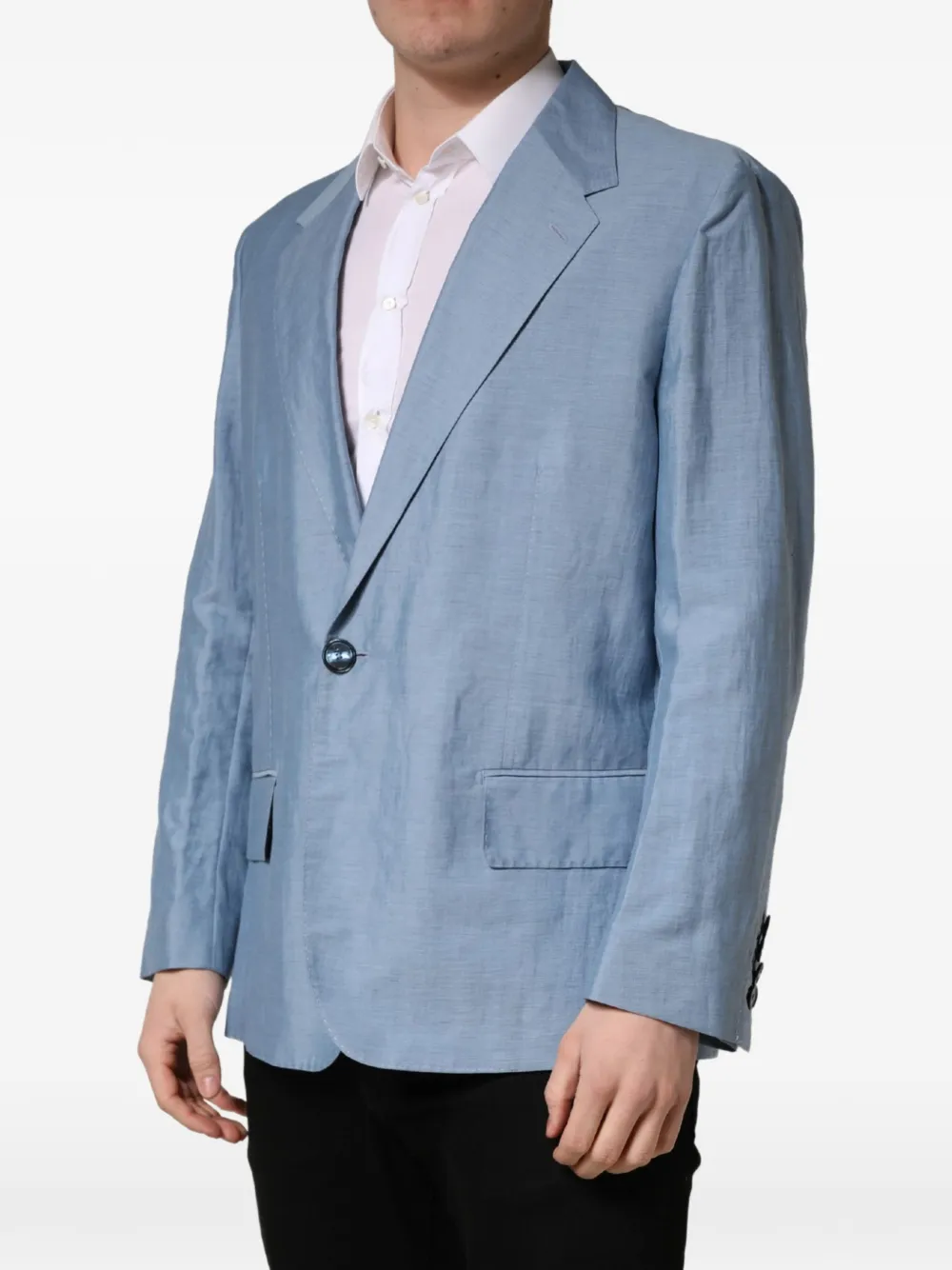 Dolce & Gabbana single-breasted blazer Blauw