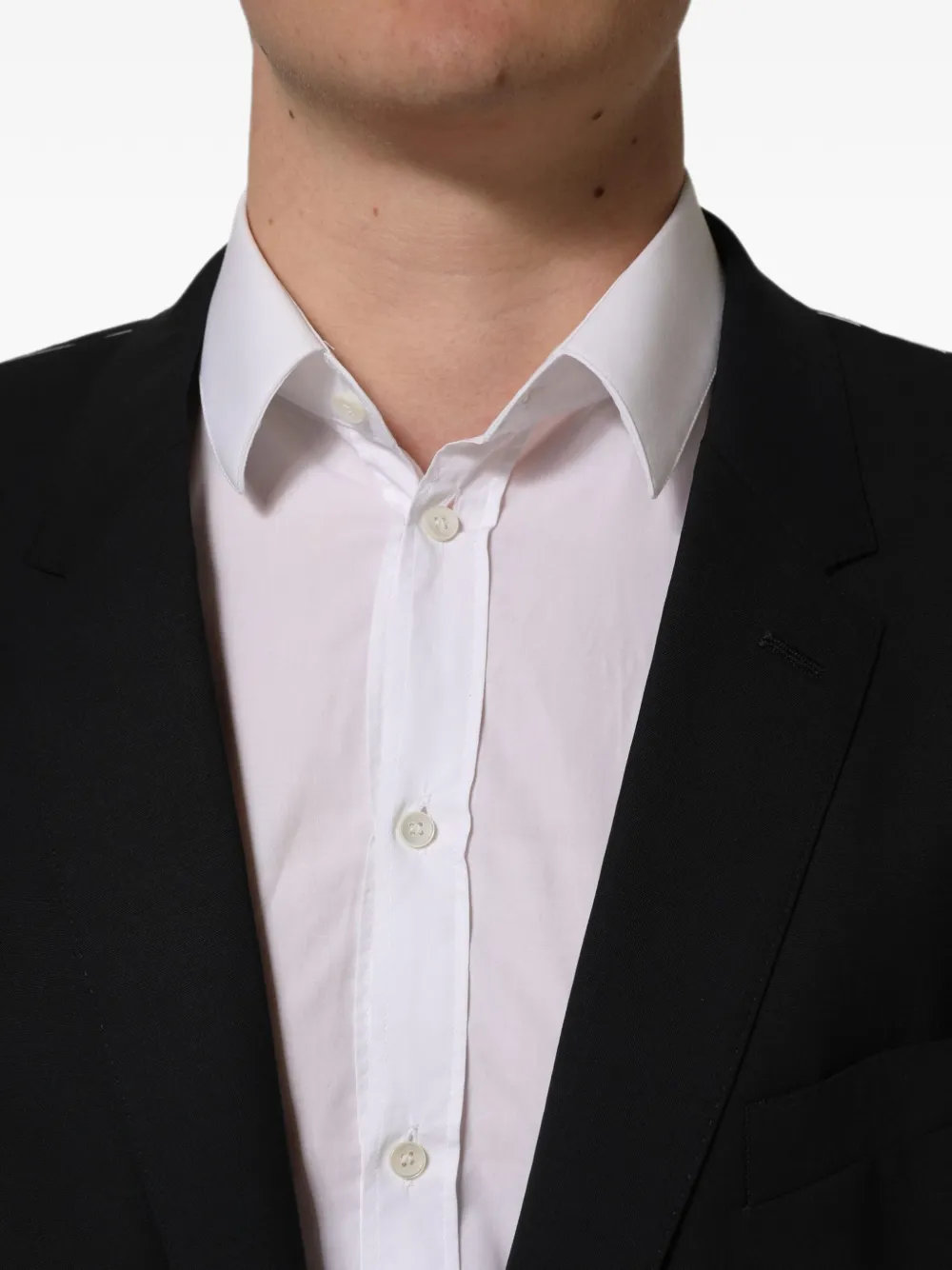 Dolce & Gabbana single-breasted wool blazer Zwart