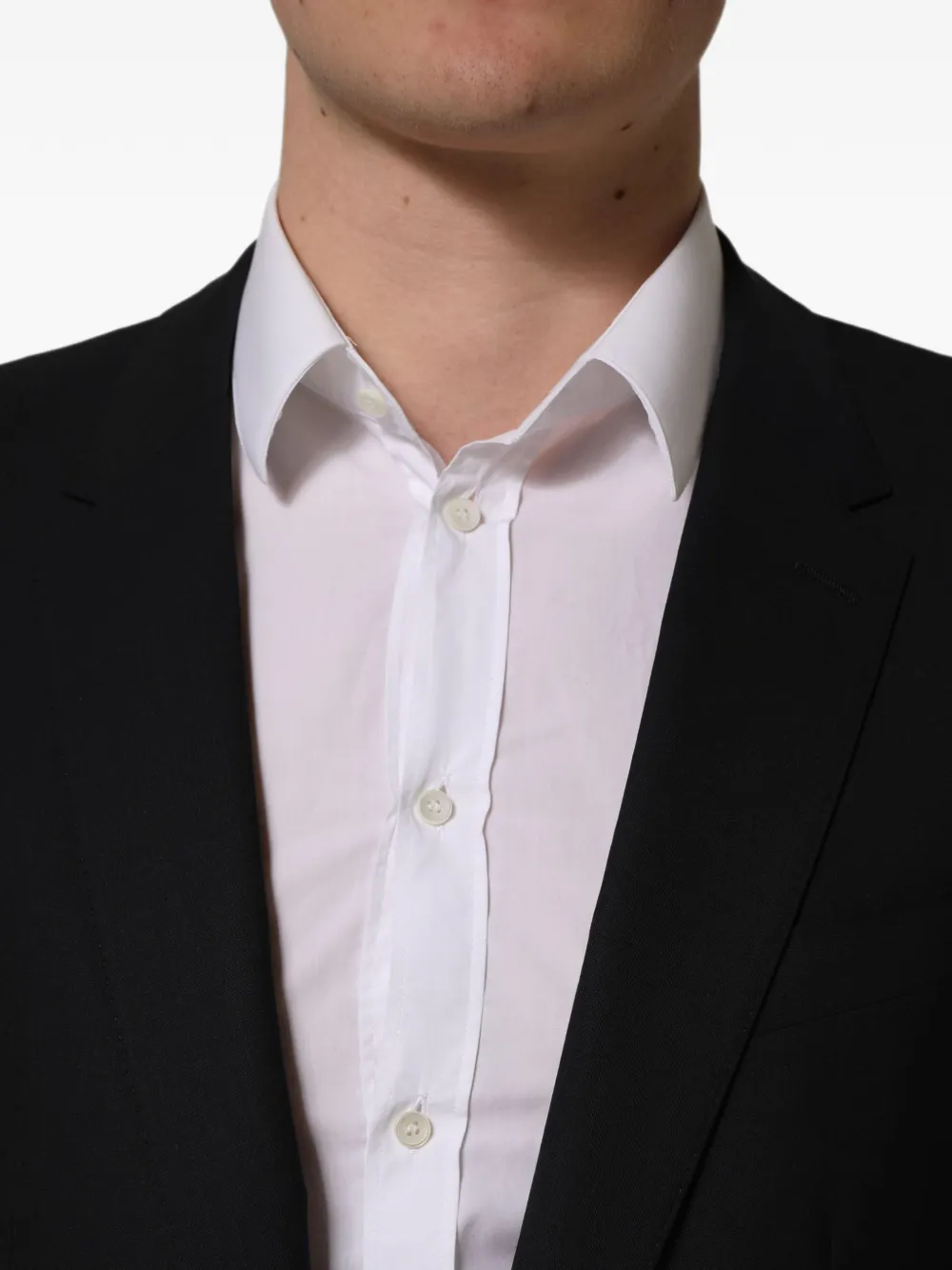 Dolce & Gabbana single-breasted wool blazer Zwart