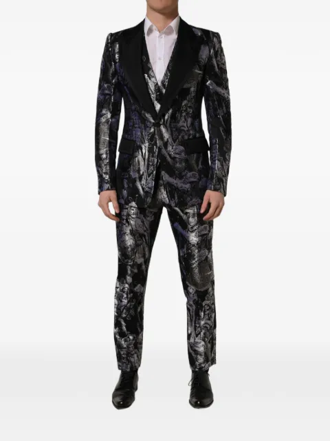 Dolce & Gabbana costume trois pièces en jacquard