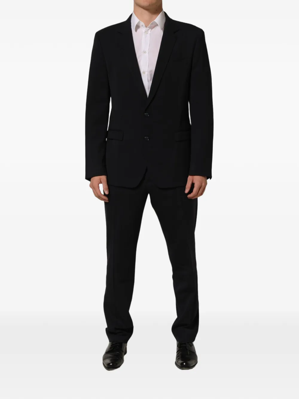 Dolce & Gabbana black wool slim-fit 2-piece suit - Nero