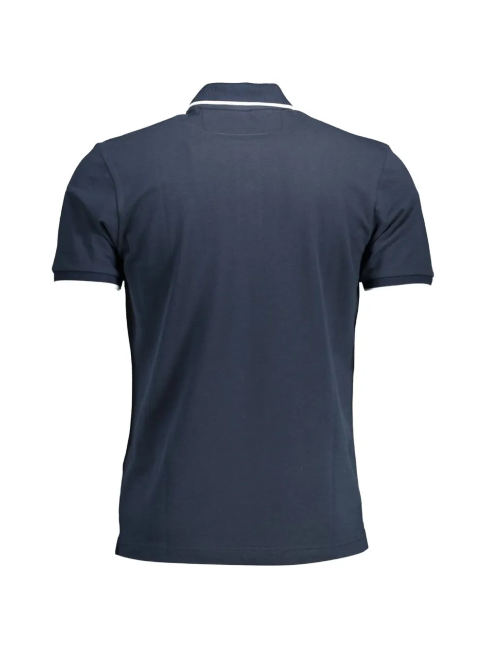 La Martina logo-embroidered tipped polo shirt Blauw