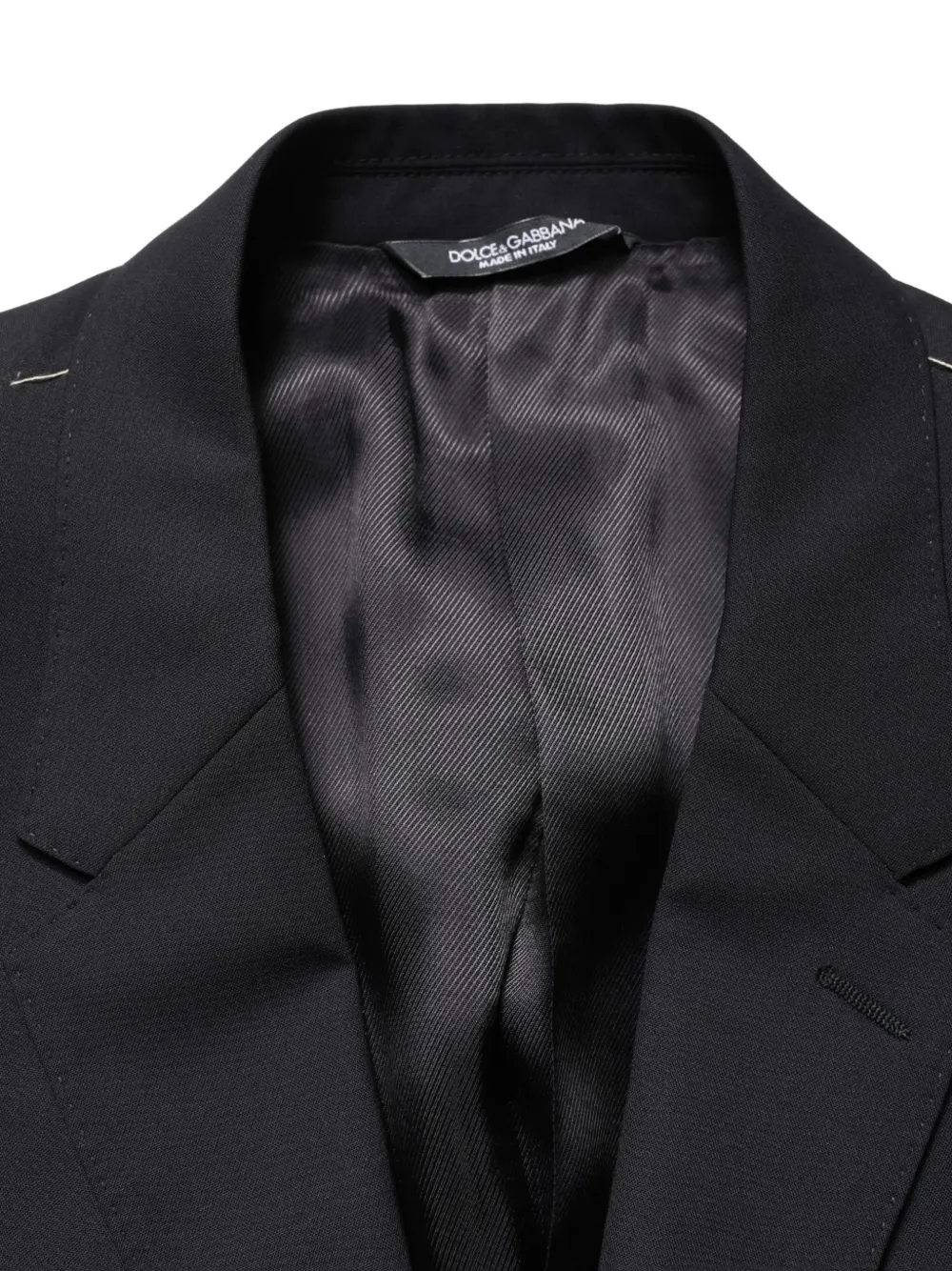Dolce & Gabbana single-breasted two-button jacket Blauw