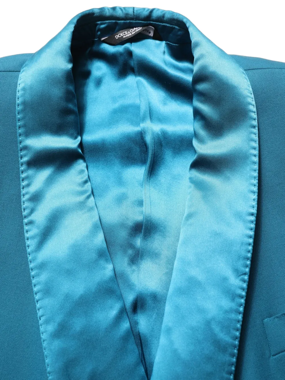 Dolce & Gabbana double-breasted shawl-lapel blazer Blauw