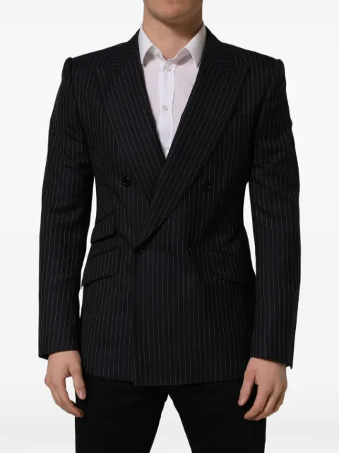 Dolce & Gabbana pinstripe double-breasted blazer