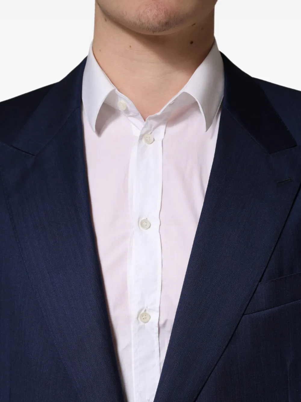 Dolce & Gabbana single-breasted blazer Blauw