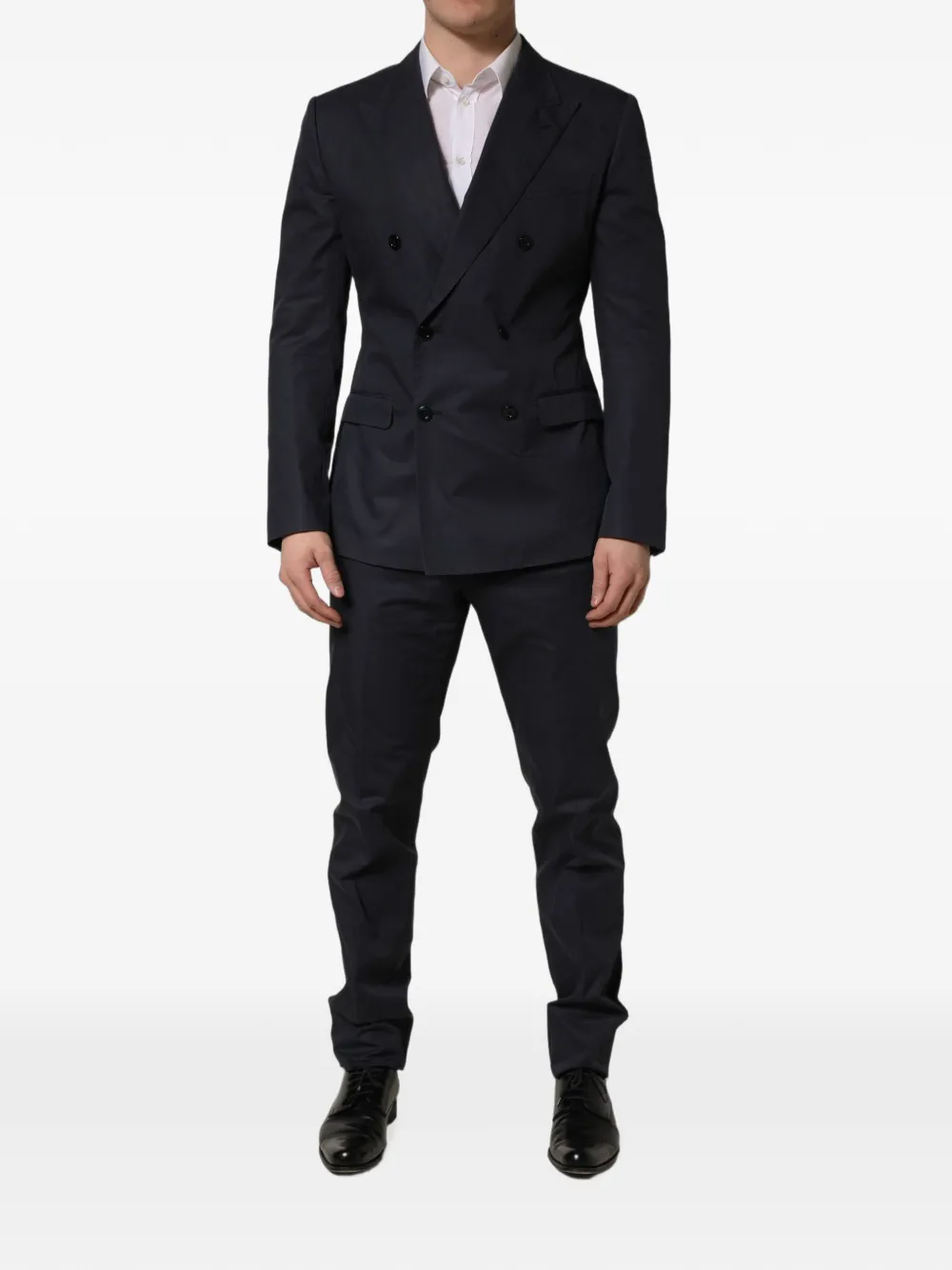 Dolce & Gabbana double-breasted slim-fit suit - Blu