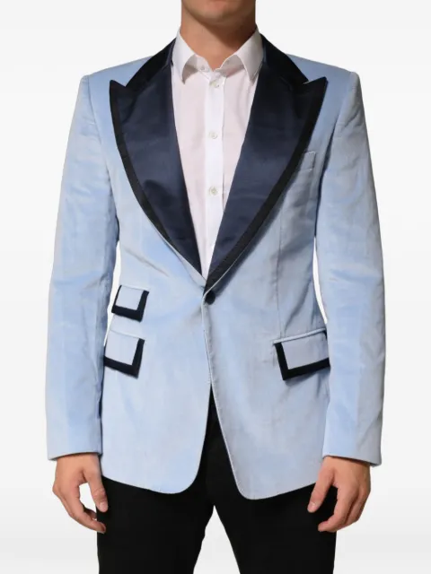 Dolce & Gabbana peak-lapel single-breasted suit jacket