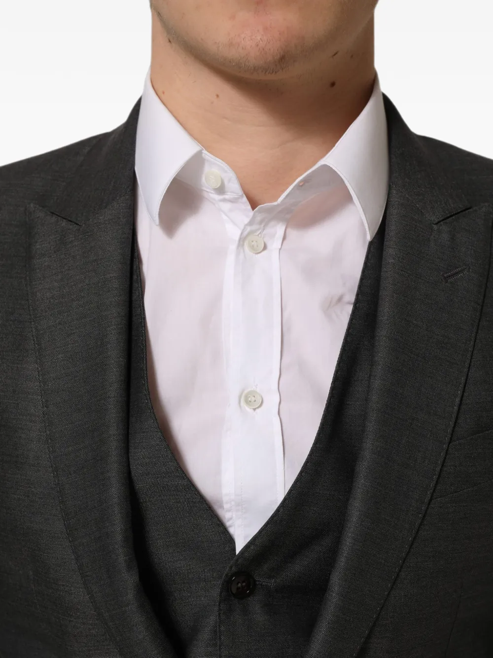 Dolce & Gabbana Martini three-piece suit Grijs