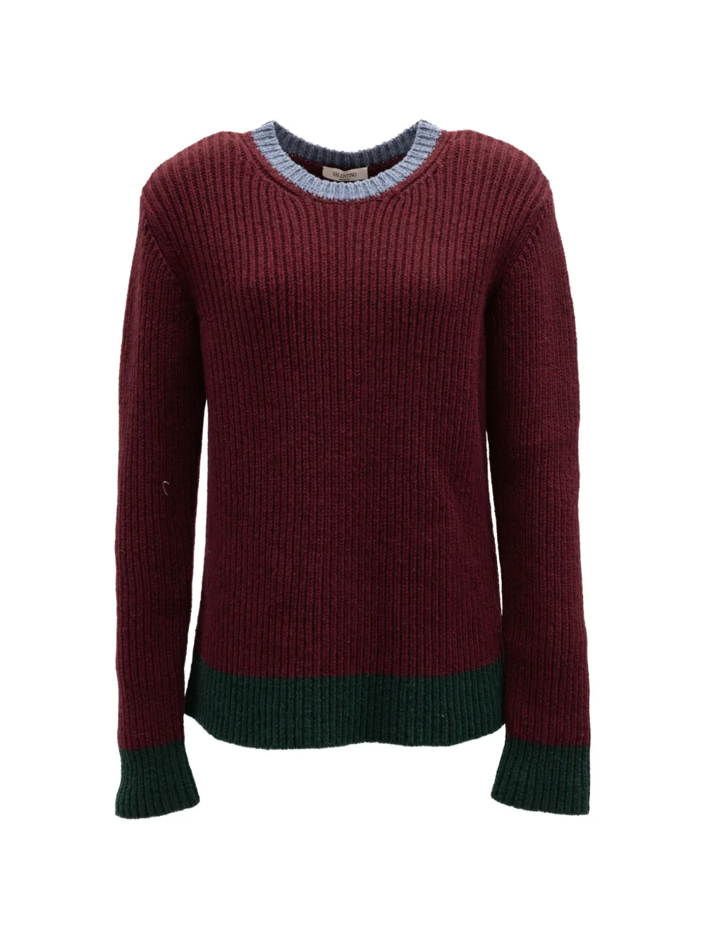 Valentino Garavani ribbed-knit sweater Rood