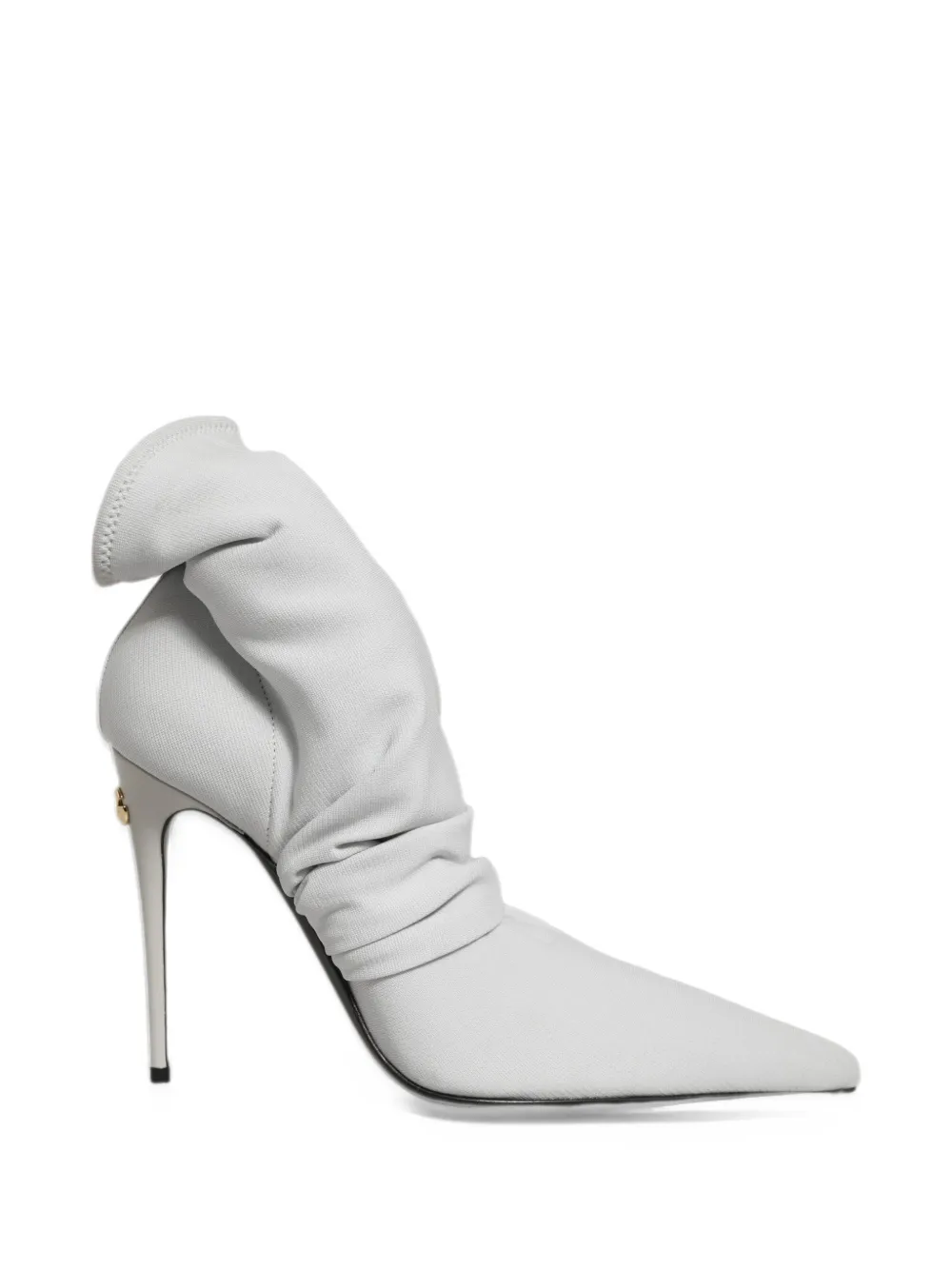 Dolce & Gabbana slouchy pointed-toe ankle boots - Grey