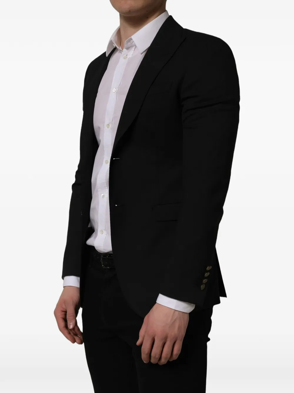 Dolce & Gabbana single-breasted blazer Zwart