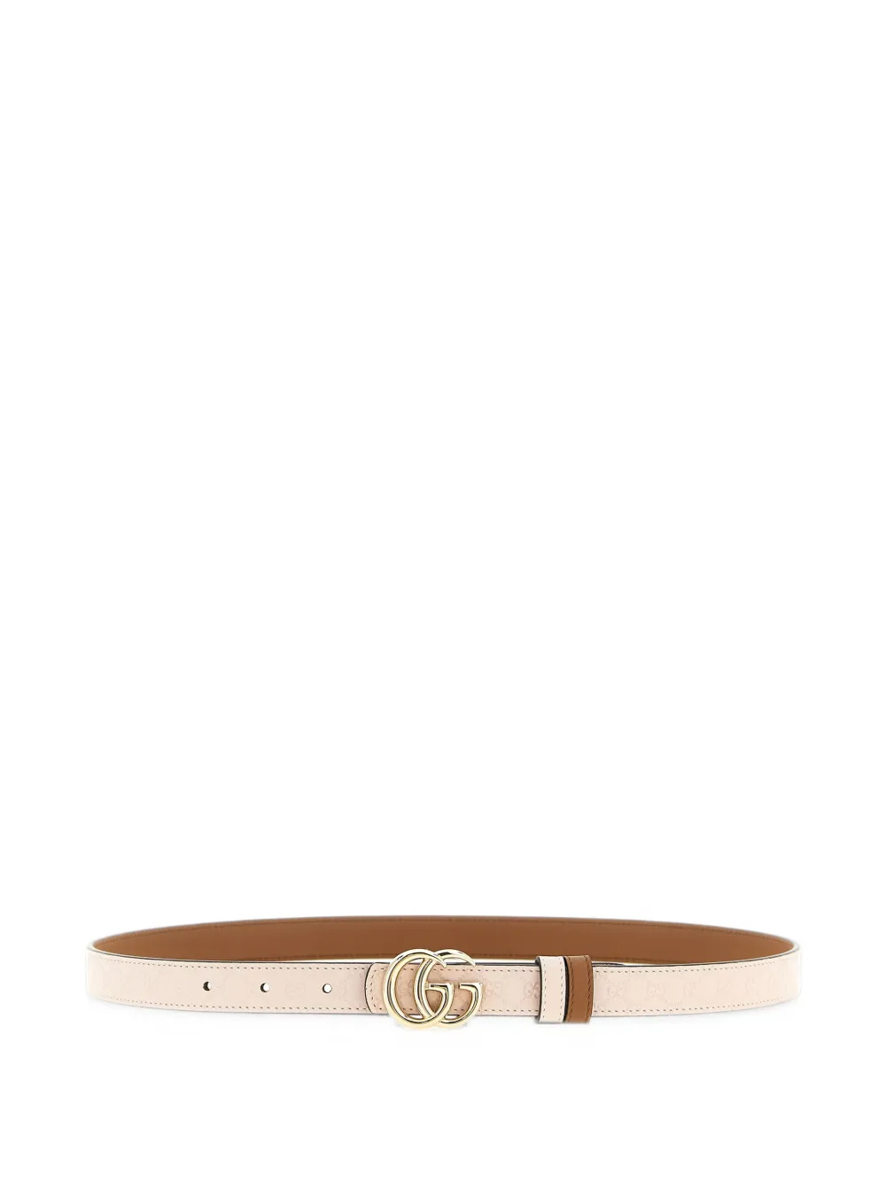 Gucci Marmont reversible leather belt Beige