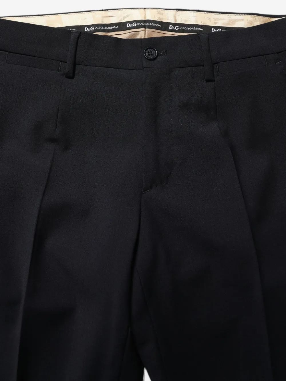 Dolce & Gabbana single-breasted slim-fit suit set (set of three) Zwart