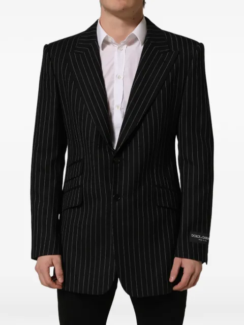 Dolce & Gabbana pinstripe single-breasted blazer