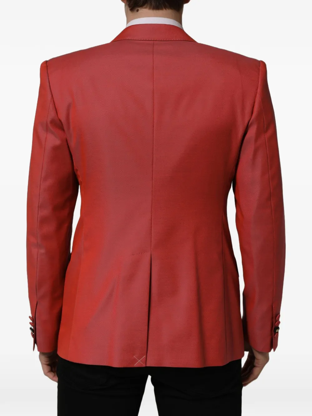 Dolce & Gabbana single-breasted wool blazer Rood