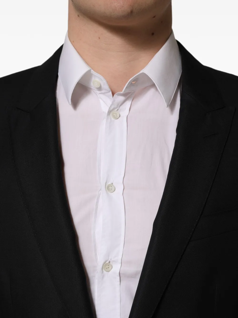 Dolce & Gabbana single-breasted blazer Zwart