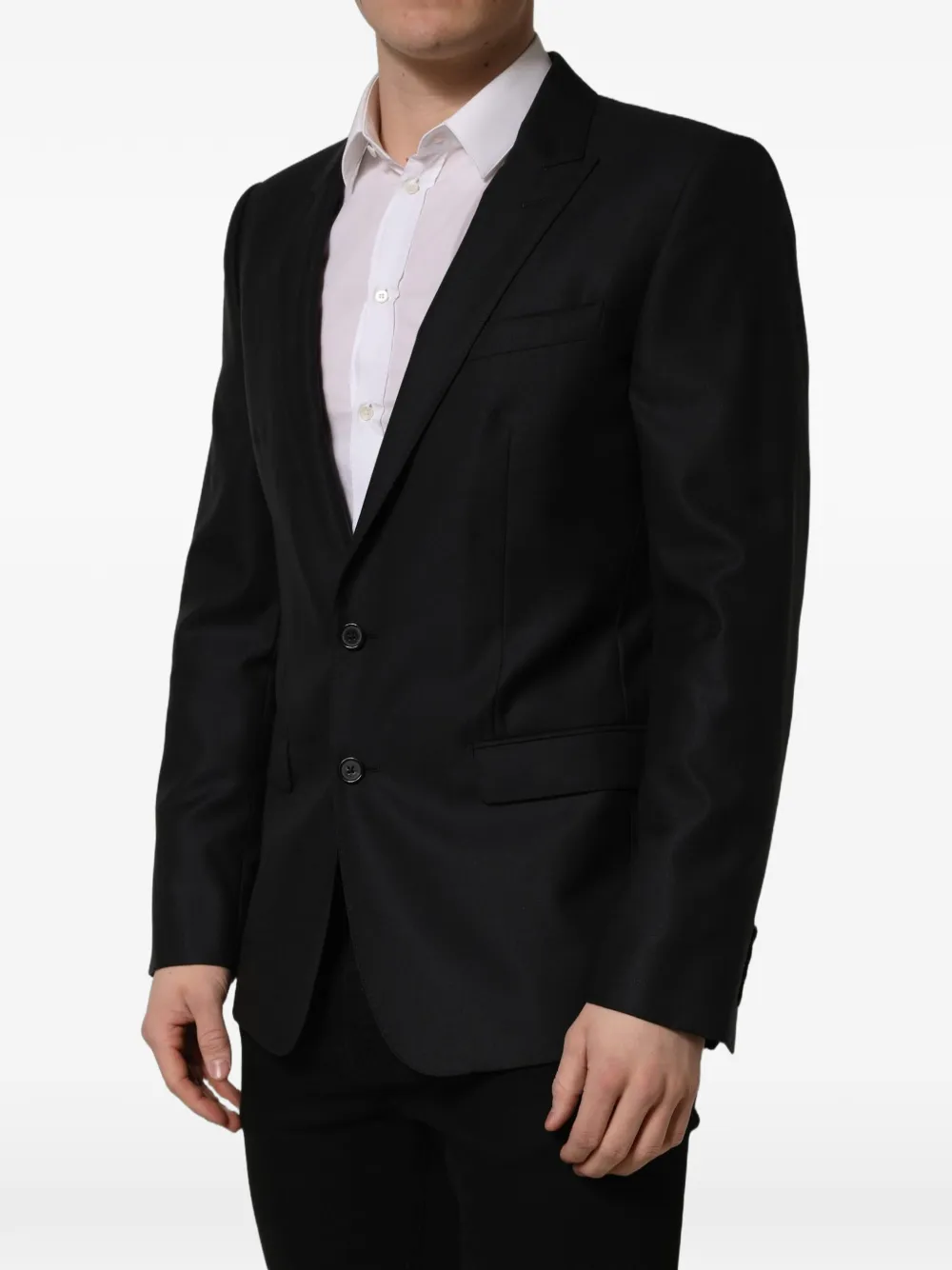 Dolce & Gabbana single-breasted blazer Zwart