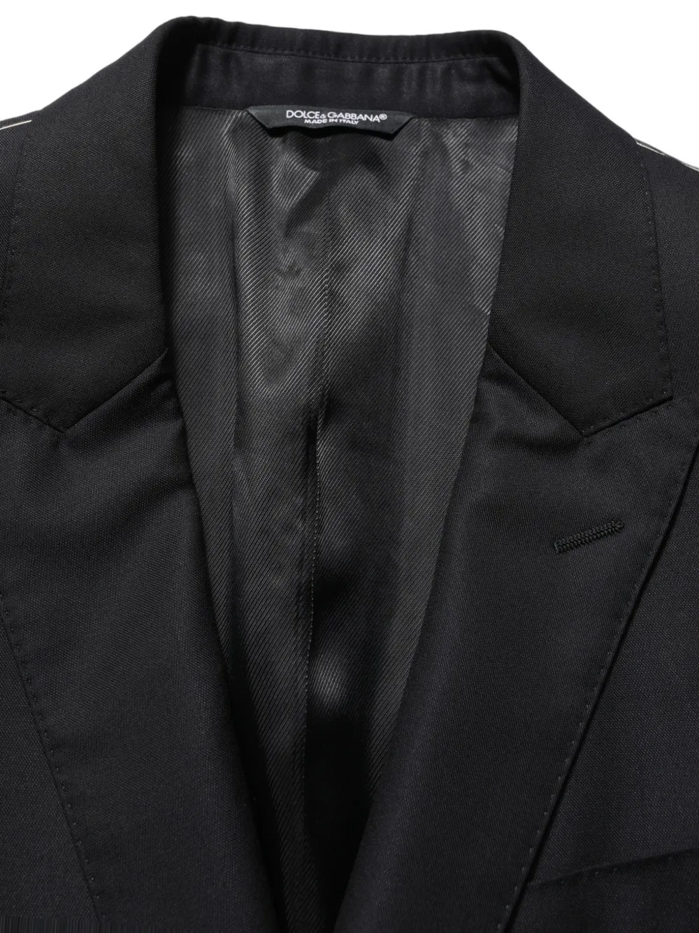Dolce & Gabbana single-breasted blazer Zwart