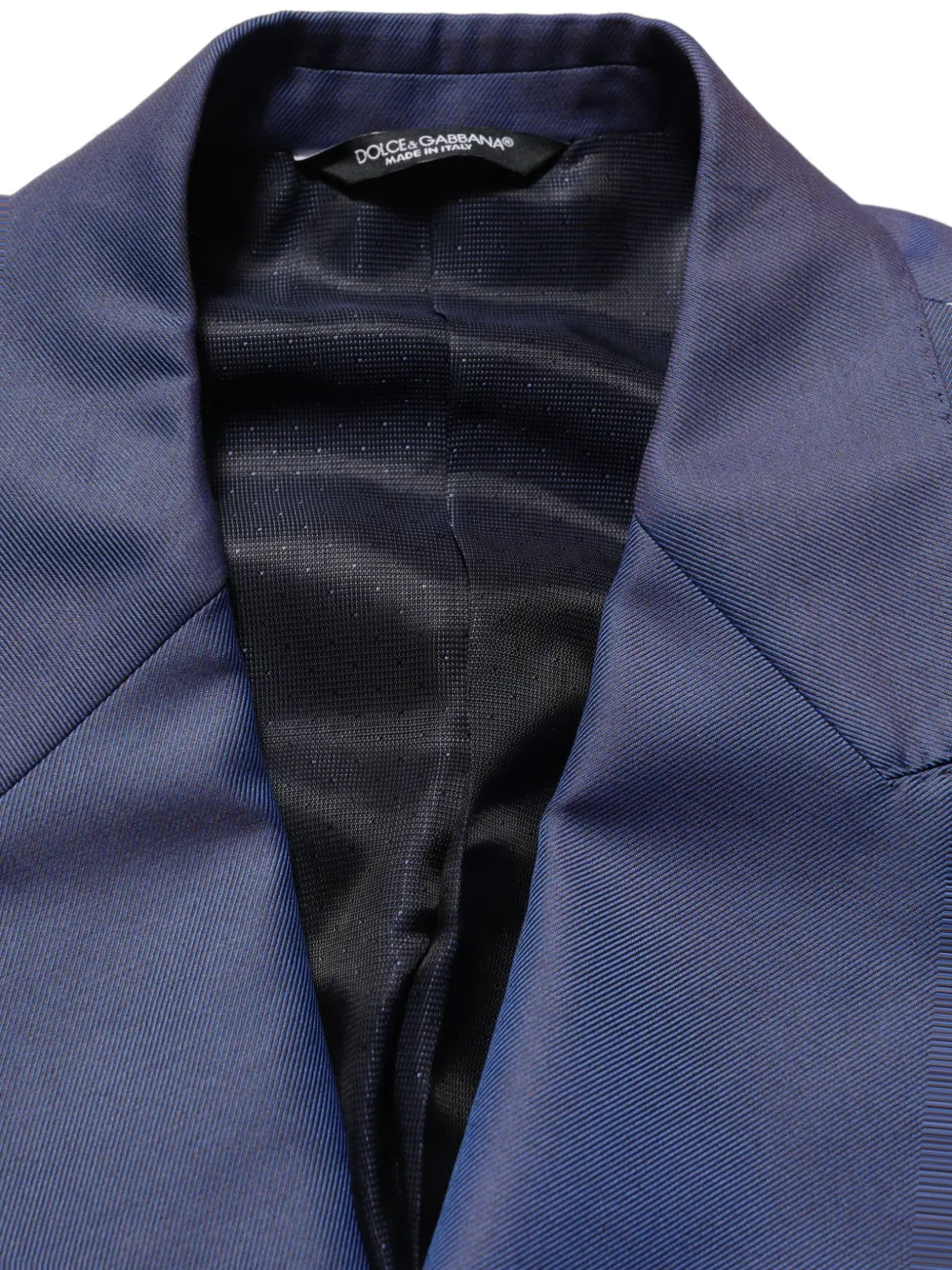 Dolce & Gabbana double-breasted wool blazer Blauw