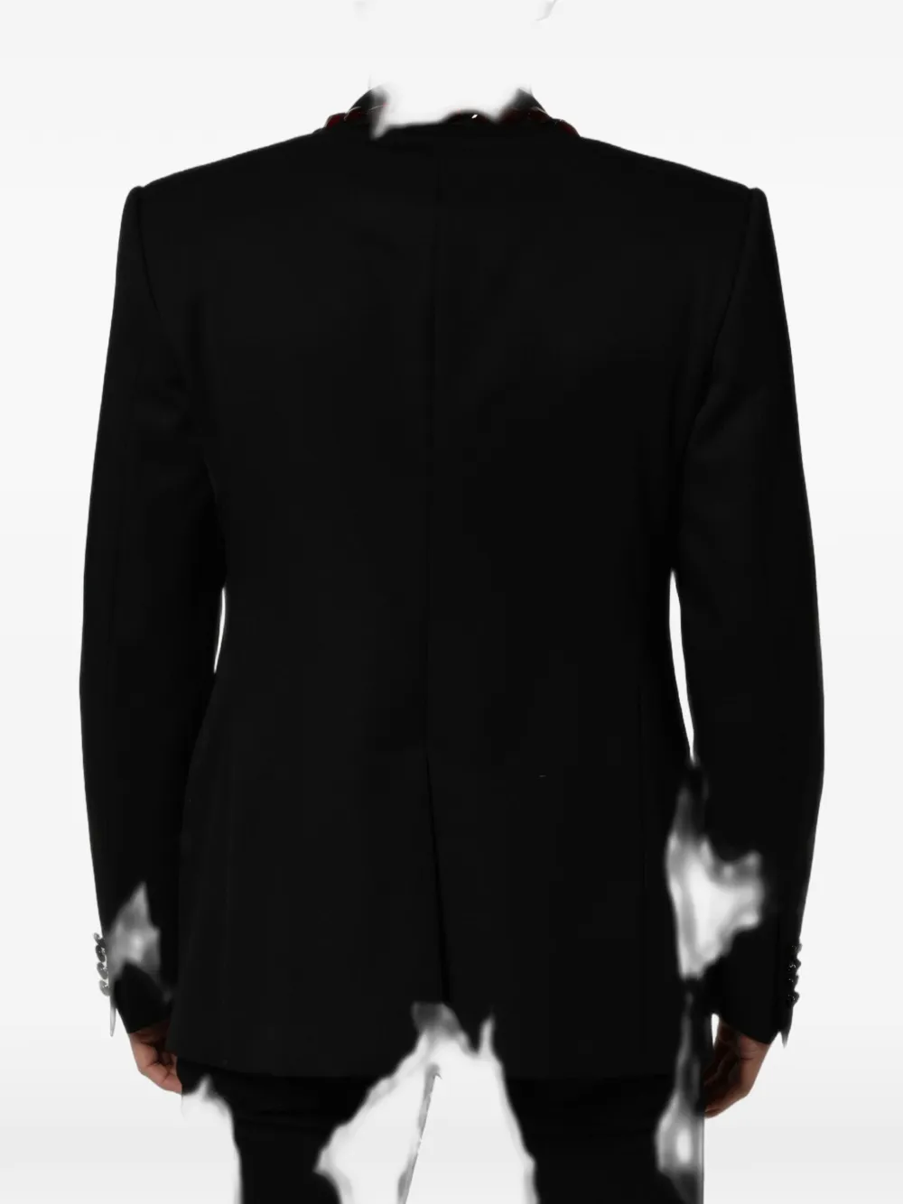 Dolce & Gabbana crystal-embellished blazer Zwart
