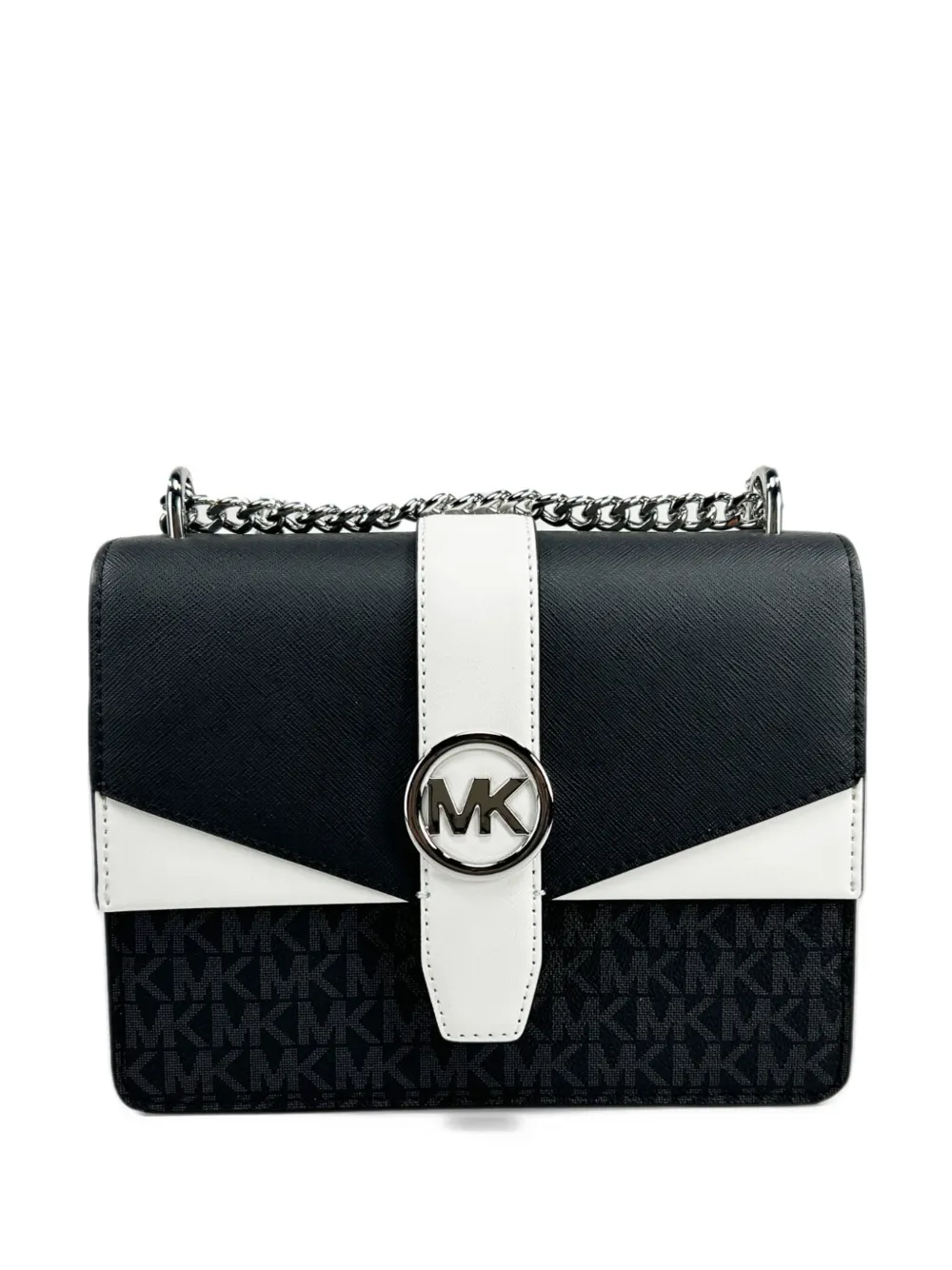Michael Kors Greenwich logo-print crossbody bag - Nero