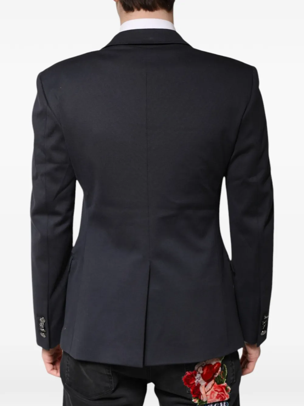 Dolce & Gabbana single-breasted blazer Zwart