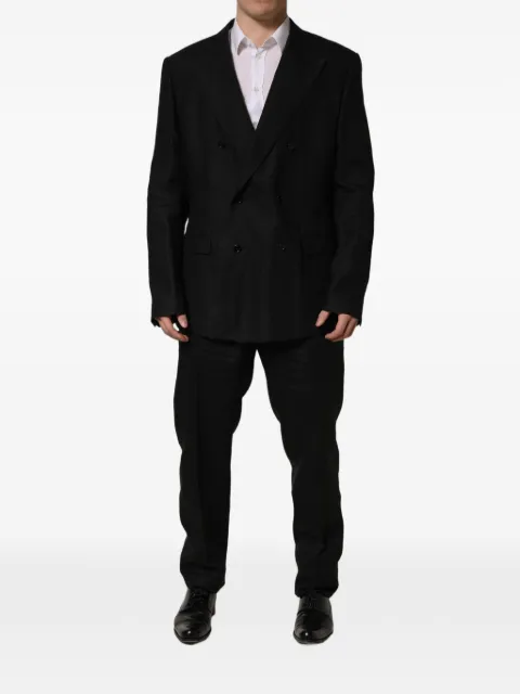 Dolce & Gabbana double-breasted linen suit
