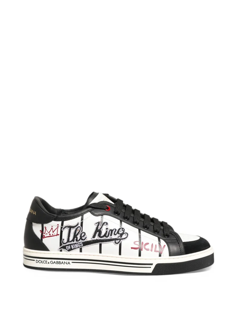Dolce & Gabbana logo-patch low-top sneakers - White