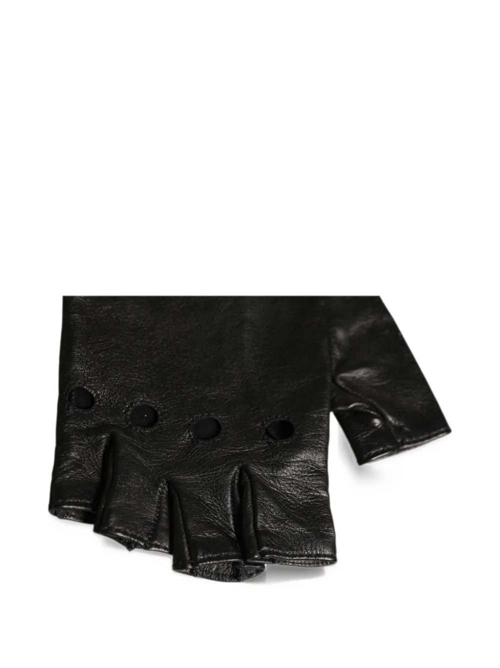 Dolce & Gabbana pearl-embellished fingerless gloves Zwart
