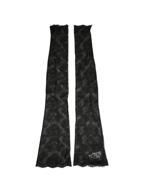 Dolce & Gabbana floral-lace knee-high socks