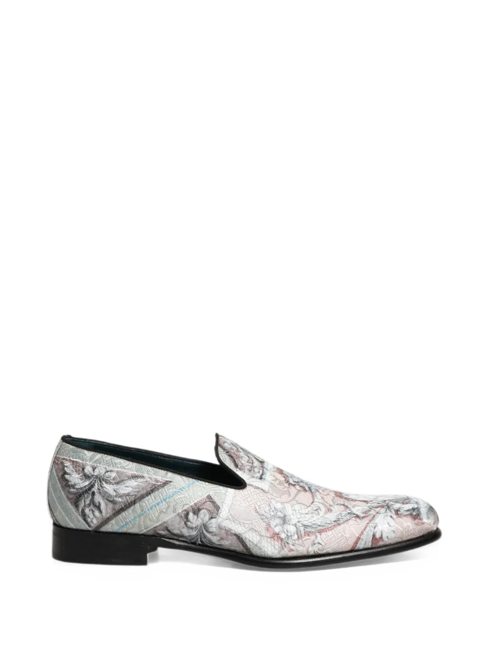 Dolce & Gabbana Baroque-print loafers - Toni neutri