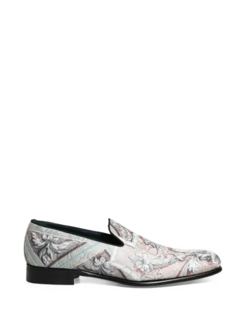 Dolce & Gabbana Baroque-print loafers