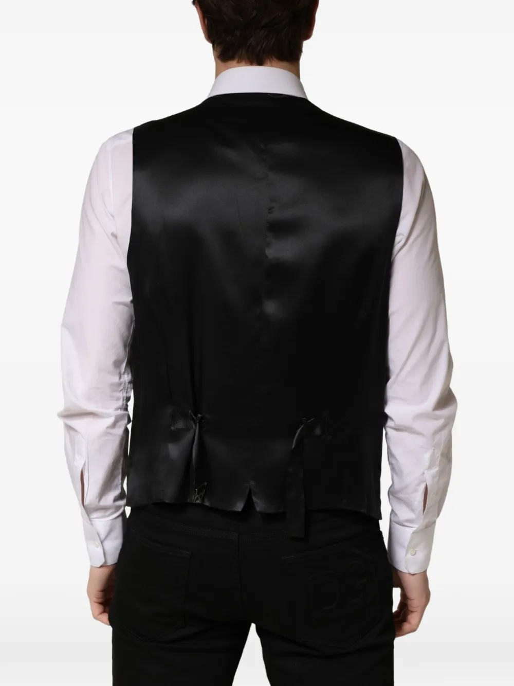 Dolce & Gabbana single-breasted waistcoat Zwart