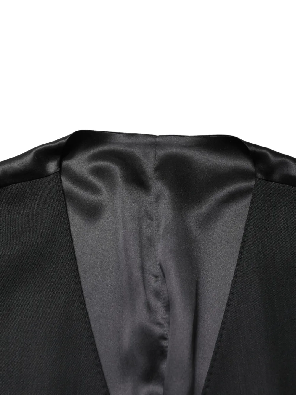 Dolce & Gabbana single-breasted waistcoat Zwart