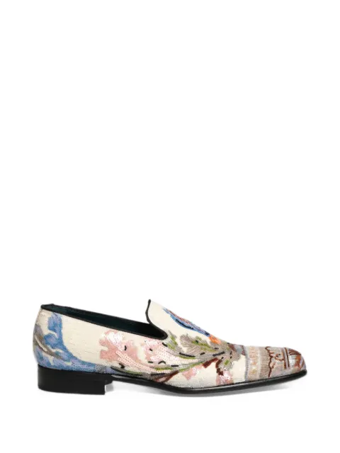 Dolce & Gabbana sequin-embroidered slip-on loafers