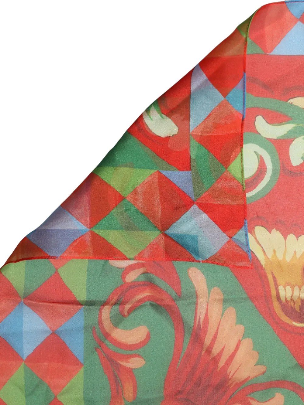 Dolce & Gabbana printed square scarf Rood