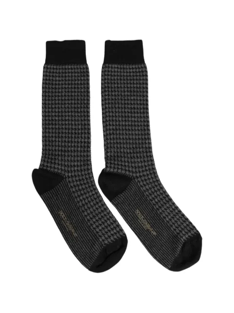 Dolce & Gabbana houndstooth wool socks
