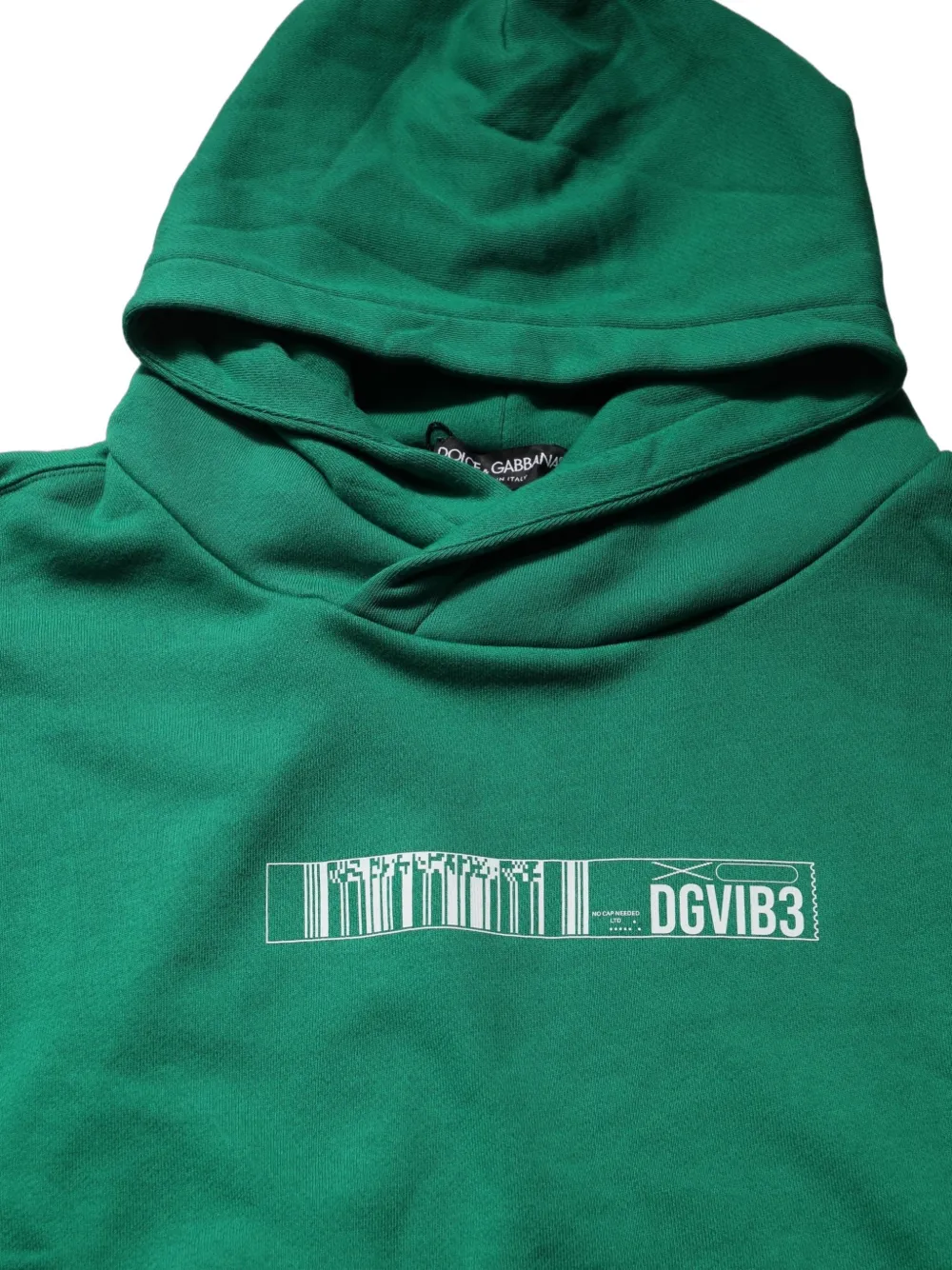 Dolce & Gabbana DGVIB3 cotton hoodie Groen
